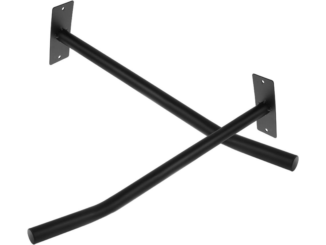 Soporte de pared metálico multifuncional en 2 piezas.