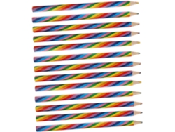 Conjunto De 20 Giz De Cera Coloridos Em Tons De Arco-íris Para Meninos E Meninas.