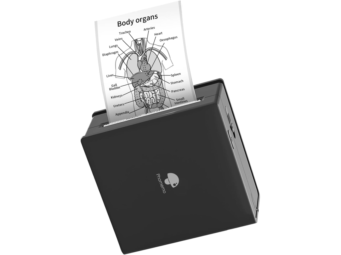 Mini Impresora Portátil Impresora Térmica Bluetooth M02 Impresora De Pegatinas Sin Tinta Con 1 Rollo De Papel Cuich