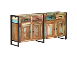 Aparador De Madera Maciza Reciclada 172x35x80 Cm