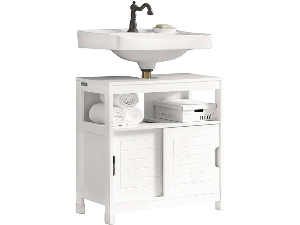 Armario de Baño SOBUY FRG128-W (MDF - 60x30x60 cm)