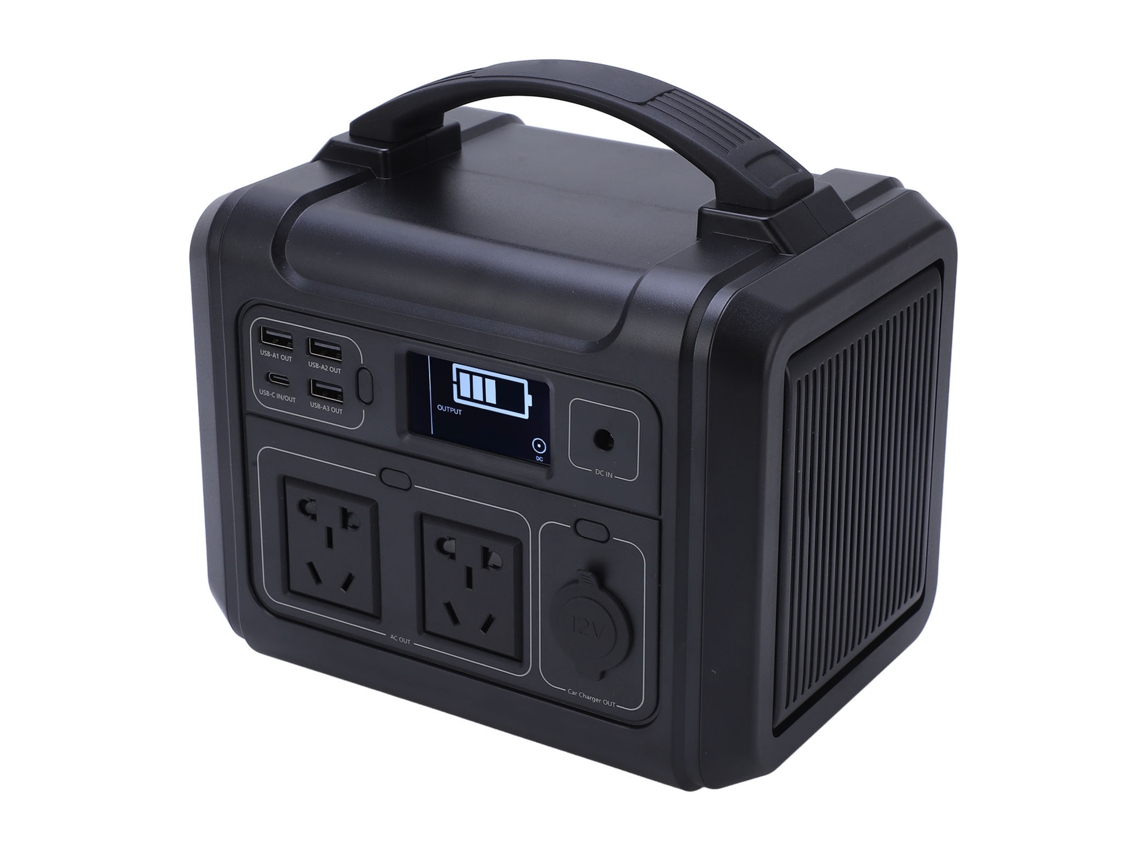 Estación de energía portátil con múltiples puertos USB-C, carga rápida PD de 60 W y enchufe europeo de 100-240 V
