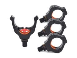 4 Soportes Para Cañas De Pescar Con Abrazaderas Y Clip Magnético Para Cañas De Hasta 21 Mm.