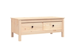 Mesa de centro 100x50x40 cm Madera maciza de pino MAISON EXCLUSIVE