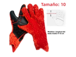Guantes de portero profesionales con protección reforzada MDUG (naranja, 10 cm)