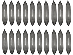 Juego 20 Fundas Antideslizantes Perchas Protectores Espuma Negra 41 Prácticos Accesorios Guardar Evitan