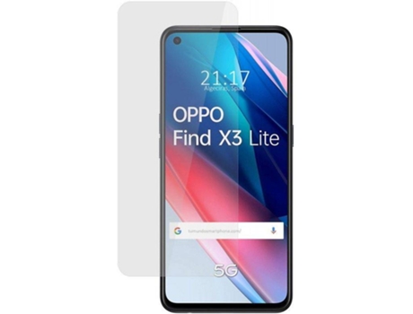Protector de Pantalla Oppo Find X3 Lite TUMUNDOSMARTPHONE Transparente