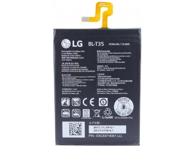 Bateria LG BL-T35 Li-Ion Google Pixel 2 XL 3520mAh Original