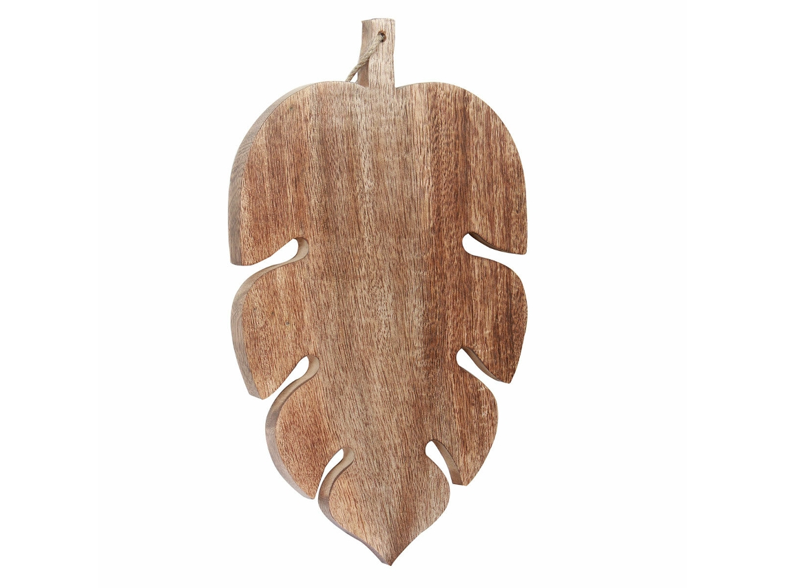 Tabla de cortar SIGNES GRIMALT Hoja Madera 18x1,5x30 cm
