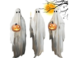 Fantasmas Adhesivos Para Ventanas | 3 Láminas Extra Grandes De Decoraciones De Fantasmas Con Y