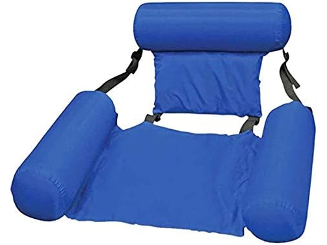 Cama flotante azul joya con tablero de espuma