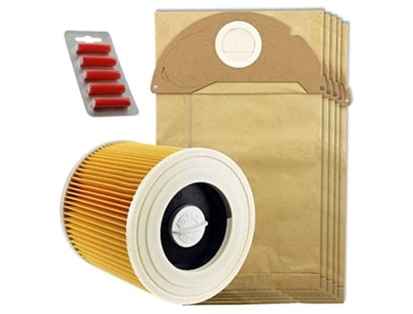 Accesorio Aspiradores KARCHER 5 X Bolsas de Filtro Ipx4 Mv2 + fresco