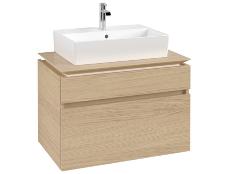 Módulo de lavabo Villeroy &amp Boch Legato B602 800x550x500mm centrado en el lavabo