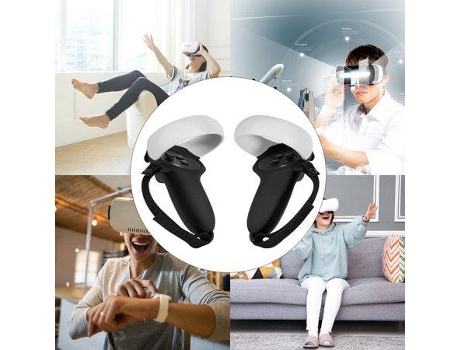 Protección para Oculus Quest 2 controla 1 par Negro