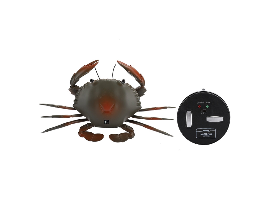 Dan26-juguete De Cangrejo De Control Remoto Infrared De Alta Simulación Divertido Para Niños Truco Jugar Prop (cian)