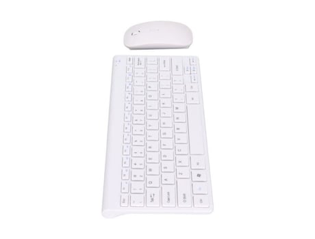 HURRISE Combinaciones de teclado y mouse con cable Combinaciones de teclado y mouse Transmisión de 10 metros Computadora en espera Blanco