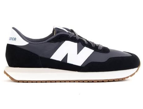 Zapatillas Deportivas NEW BALANCE 237 (Negro - Cuero Natural, Tejido- 44)