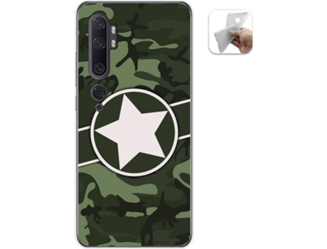 Carcasa Xiaomi Mi Note 10 TUMUNDOSMARTPHONE Camuflaje 01 Multicolor