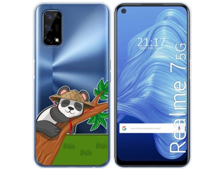 Carcasa Realme 7 5G TUMUNDOSMARTPHONE Dibujos Transparente Multicolor