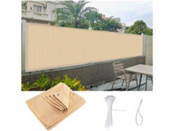 70 X 250 Cm, Pantalla Privacidad, Hdpe, Resistente Al Viento, Protección Uv, Para Balcón