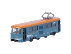 Autobús De Juguete De Aleación Para Niños Con Mecanismo De Retroceso, Luz Y Sonido, Regalo De Cumpleaños, Azul.