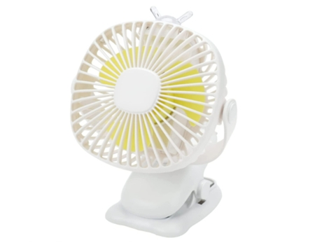 Ventilador de Carro con Clip Ventilador Usb de 6000 Mah Mini Ventilador de Escritorio Personal con Batería Recargable Operado por 4 Velocidades 360...
