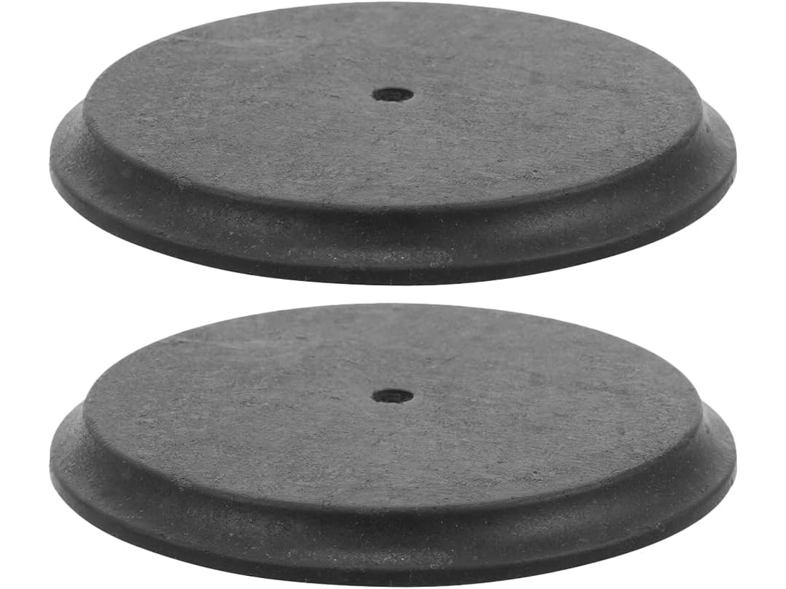 Bases Redondas Y Pesadas Para Lámparas De Mesa, Superficie Lisa Y Mayor Estabilidad, Juego De 2, Plástico.