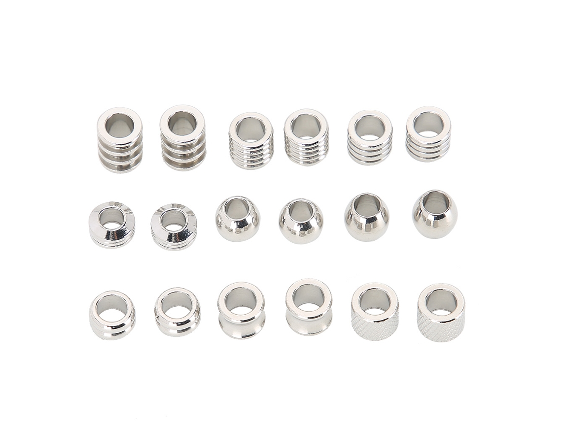 Accesorios De Pelo De Acero Inoxidable Para Trenzas Y Dreadlocks, 9 Estilos, 18 Anillos De Pelo, Para Fiesta Y Uso Diario