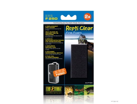 Recarga foamex fino para filtro interno para terrarios acuáticas EXO TERRA Repti ClearF250