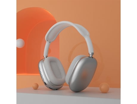 Auriculares Teléfono celular Inalámbrico P9 Teléfono montado en la cabeza Computadora Universal Gaming Blanco