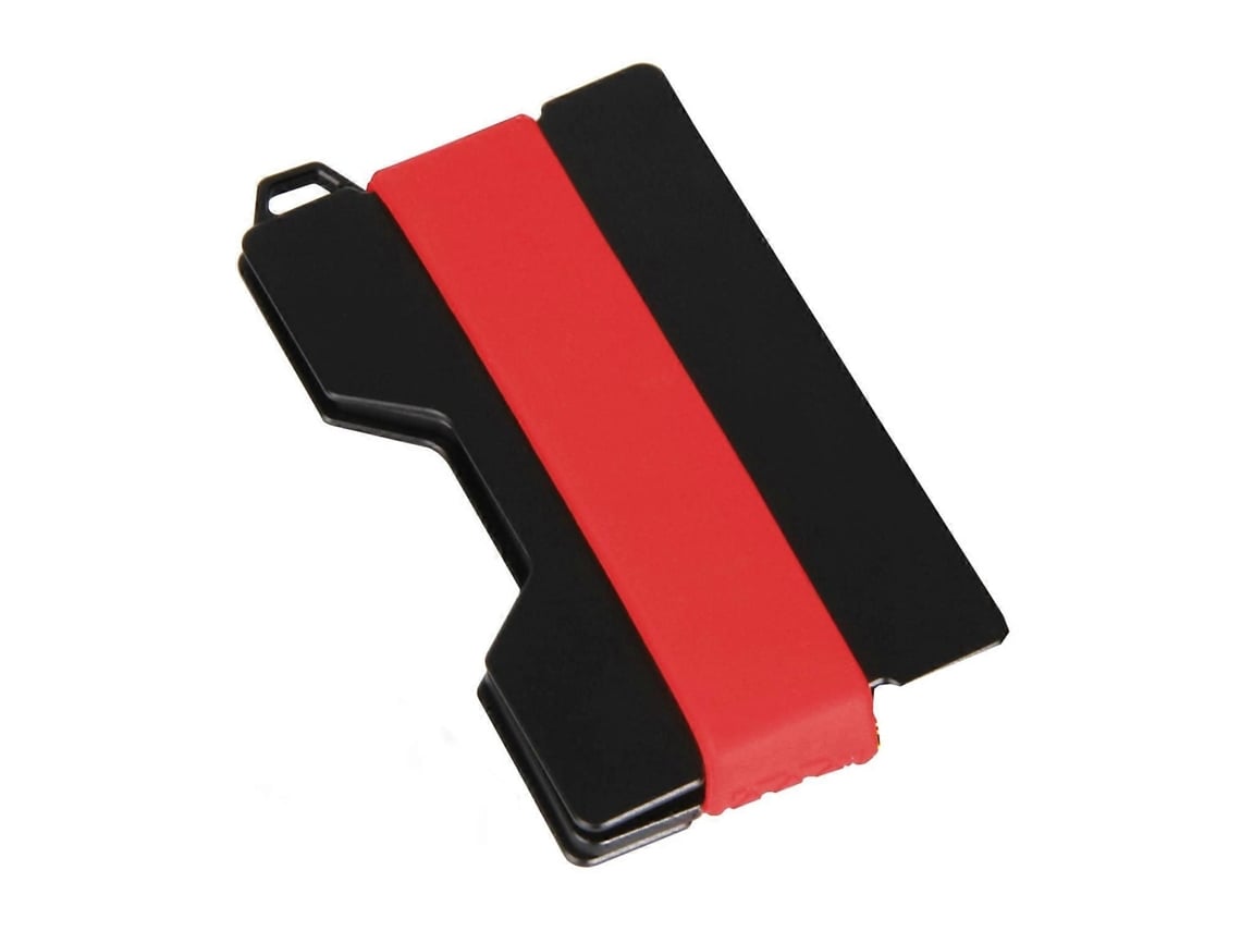 Porta-cartões Rfid Em Liga De Alumínio, Antifurto, Carteira Edc, Porta-moedas, Porta-chaves, Cor: Vermelho