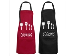 EIOORORRIY Avental De Mistura De Algodão Para Cozinhar, Avental Impermeável Com Alça Ajustável No Pescoço, Bolsos Grandes Para Cozinha, Assar E Churrasco, Aventa