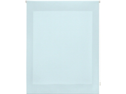 Estor Enrollable HAPPYSTOR Vichy Estampado Digital Fantasia Turquesa 140x250 cm