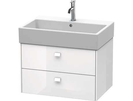 Mueble DURAVIT Brioso empotrado de pared 68,4 x 45,9 cm 2 cajones incl. hueco para sifón y delantal para lavabo Vero Air 235070