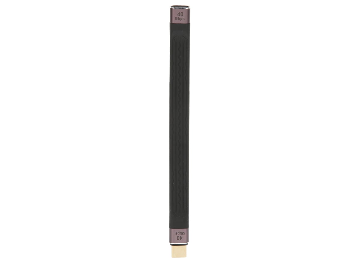 Cable Usb-c Corto De 40 Gbps Y 100 W Con Carga Rápida Pd, Conector Macho A Hembra, Conector Fpc Duradero.
