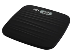 Báscula de Baño  EDM Negro Base en Bruto Baño Digital Max. 180Kg