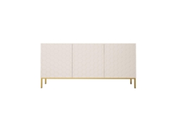 Aparador FURNLUX Hexa (Blanco, Madera Contrachapada - 160X37X76 Cm)
