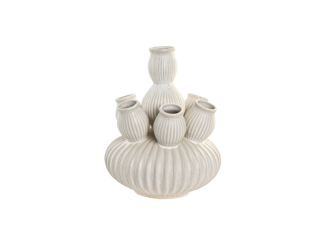 Jarron Ceramica Crema 28x28x35cm