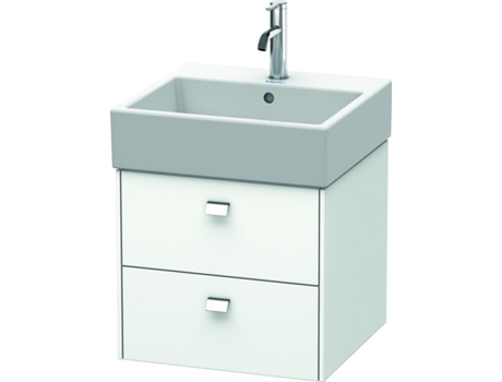 Mueble bajo encimera DURAVIT Brioso 48,4 x 45,9 cm 2 cajones incl. hueco para sifón y delantal para lavabo Vero Air 235050