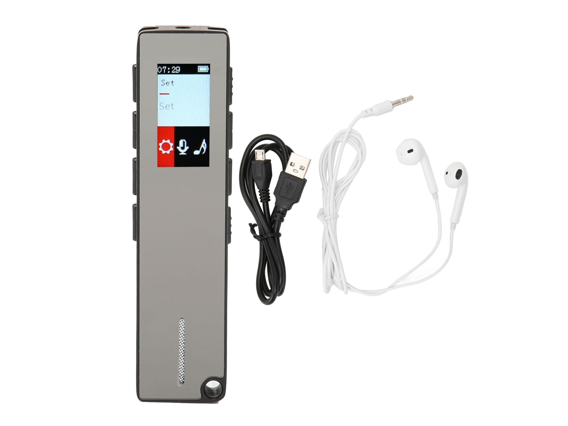 Grabadora De Voz Digital Inteligente Con Activación Por Voz, Reducción De Ruido Y 32 Gb De Memoria Para Reuniones En El Aula.