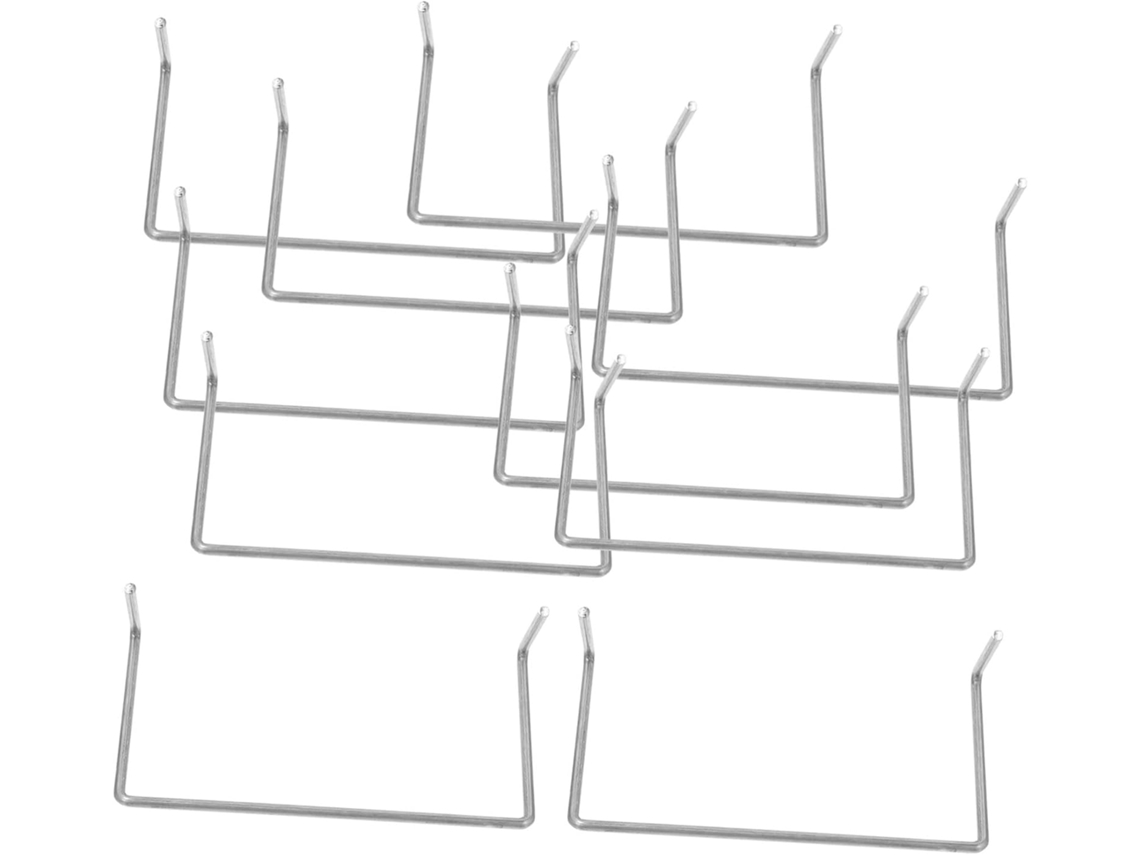 Paquete De 50 Soportes De Pared De Metal Resistentes, Fáciles De Instalar, De Acero.