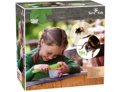 Jogo de Mesa HABA Terra Kids 3-In-1 Cup Magnifier (4 Anos)