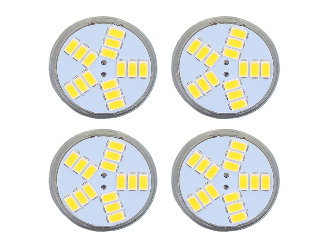 2026-bombilla Led Mr11, 5w 500lm, 15 Perlas, Base De Doble Pin, Para Foco Y Lámpara De Paisaje, Blanco Cálido, 4 Unidades