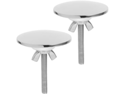 Conjunto De 2 Tampas Metálicas Para Torneira De Cozinha, Tampas Decorativas Seladas Para Orifícios De Pia Conjunto De 2 Tampas Metálica