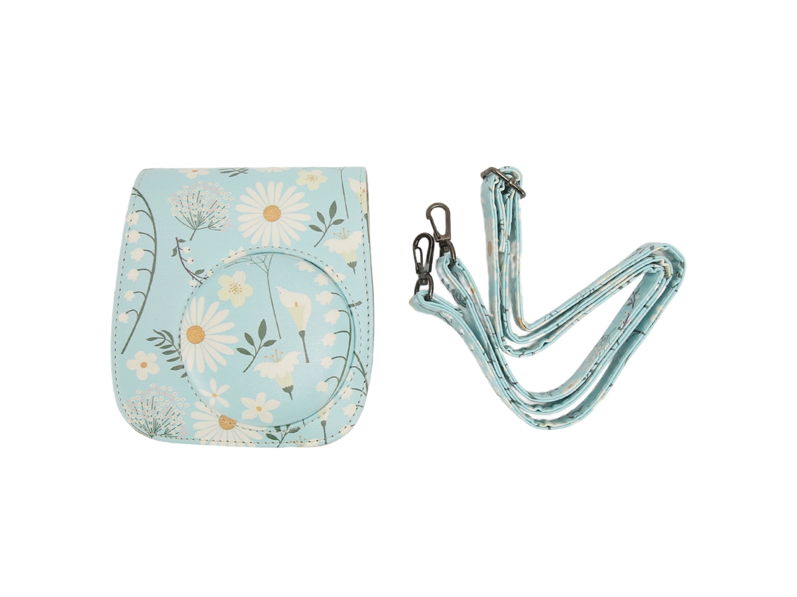 Capa Protetora Para Câmera Instax Mini 12 11 10 9 8 Bolsa De Couro Pu Com Cinto De Ombro Ajustável