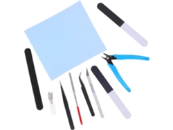 Kit De Modelismo Para Manualidades: Herramientas Y Casas En Miniatura.