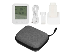 Detector de dióxido de carbono, temperatura y humedad 5 en 1 de alta precisión, portátil y recargable por USB.
