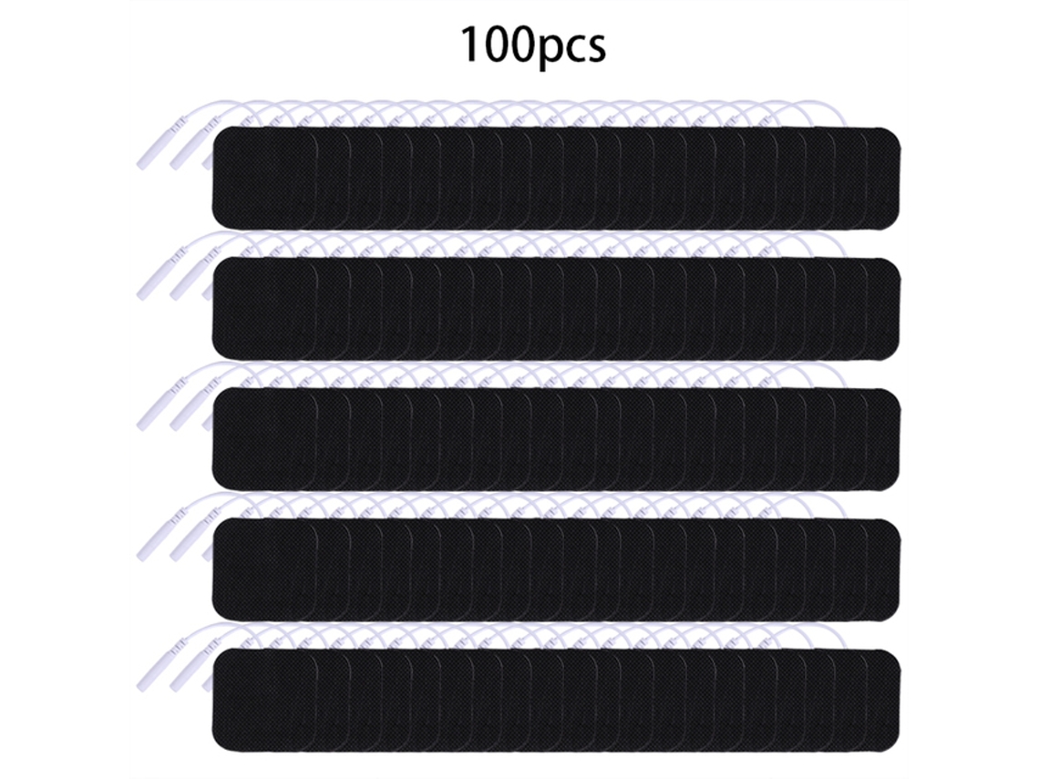 Electrodos Adhesivos Eifson 100ud 5x5cm 2mm Para Ems (negro)