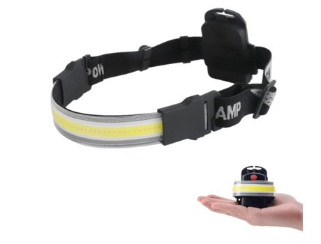 Linterna Frontal CHRONUS TD230201 6000 Lúmenes Tira Súper Brillante, 3 Modos de Iluminación, 210° de Iluminación LED de Amplio Haz, Ideal para Corr...