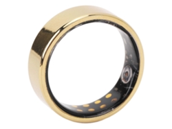 Anillo inteligente ligero de salud con monitorización del sueño, contador de pasos y monitor de actividad física, dorado, talla 8 (EE. UU.) Nostalgia88 (60 mm)